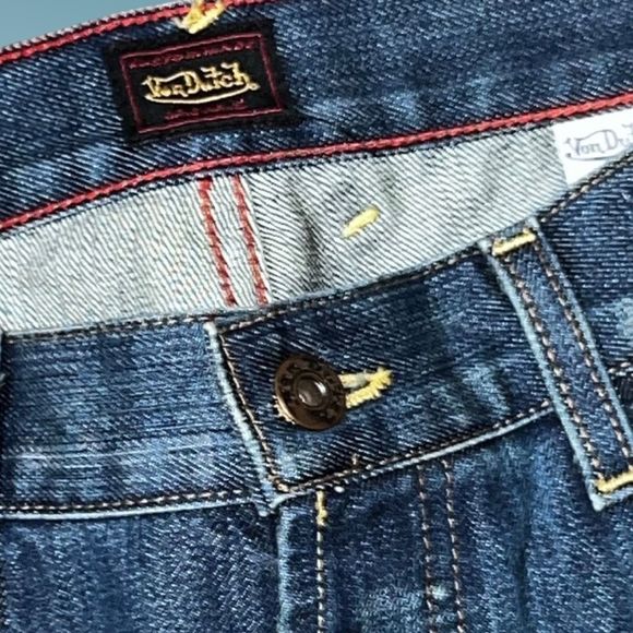 Men’s Y2K Von Dutch Straight Leg Jeans Size 34x32 - Picture 2 of 6